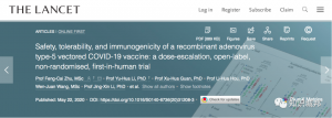 振奋人心！柳叶刀发布中国首个新冠疫苗I期临床试验安全有效
